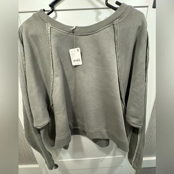 NWT Free People Francis Pullover in Aven, Size Medium - Picture 7 of 8